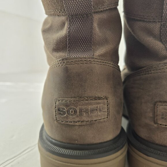 SOREL Carson Six Waterproof Ankle Boots – Major/Wet Sand – Men’s Size 9